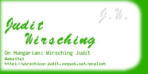 judit wirsching business card